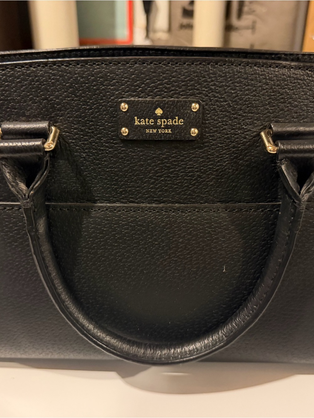 kate spade black medium bag